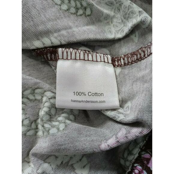 8 Hanna Andersson Leaf Print Dress - Picture 5 of 6